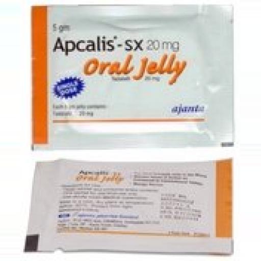 Apcalis SX Oral Jelly - Orange Ajanta Pharma, India